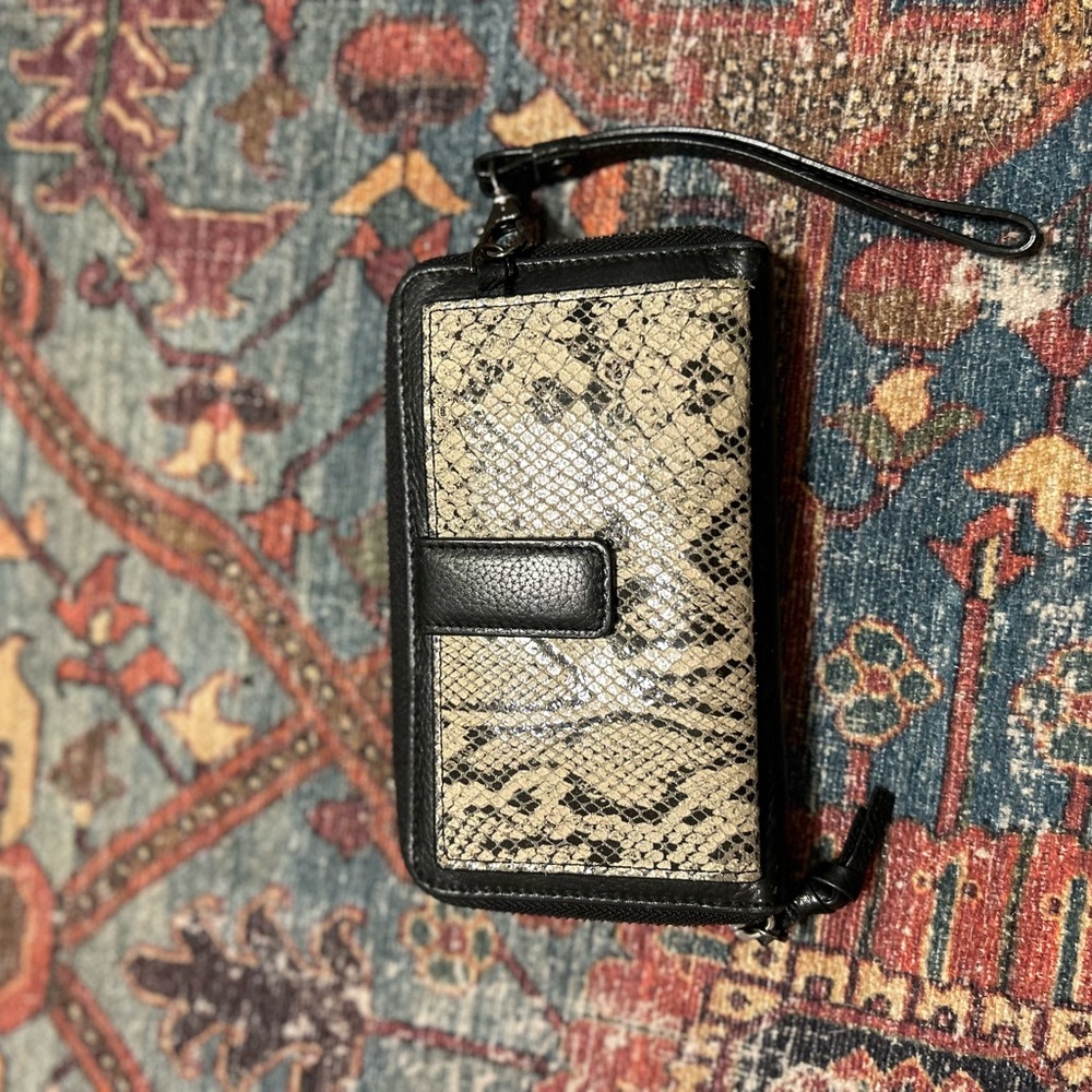 RACHEL Rachel Roy Black and Tan Wallet